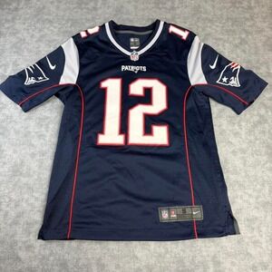 New England Patriots 12 Jersey Nike On Field Size S